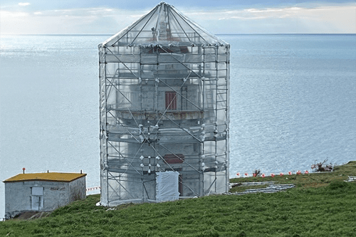 Painting of Taiaroa Head Lighthouse Dunedin
